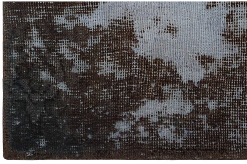 Handknuten Persisk Matta 131x198 cm Vintage  Blå/Brun - Persisk matta - Orientaliska mattor