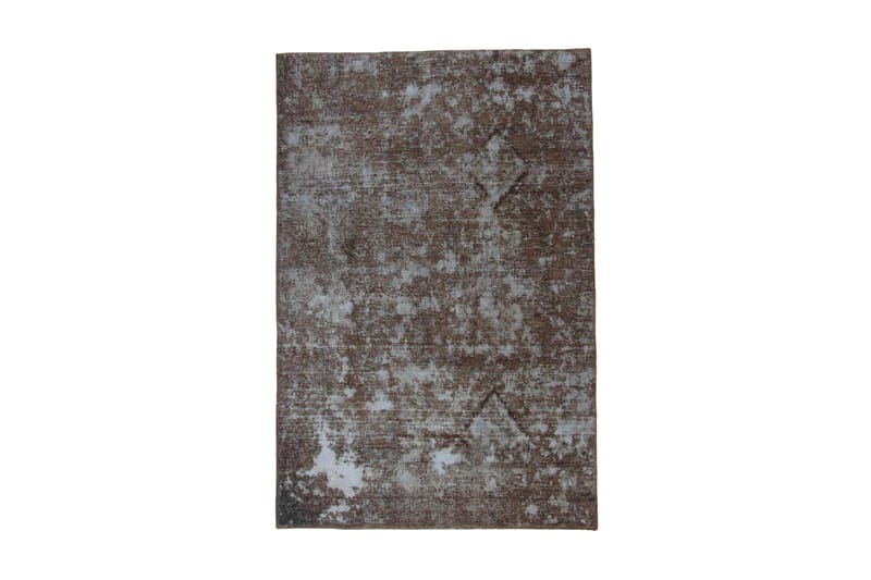 Handknuten Persisk Matta 131x198 cm Vintage  Blå/Brun - Persisk matta - Orientaliska mattor