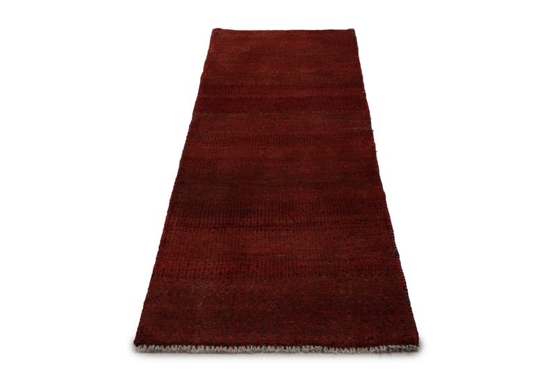 Handknuten Persisk Matta 63x191 cm Gabbeh Shiraz Röd - Persisk matta - Orientaliska mattor