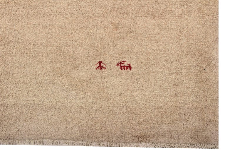 Handknuten Persisk Ullmatta 173x233 cm Gabbeh Shiraz Beige - Persisk matta - Orientaliska mattor