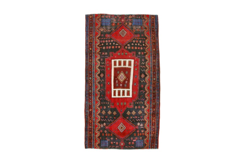 Handknuten Persisk Matta 134x256 cm Mörkblå/Röd - Persisk matta - Orientaliska mattor