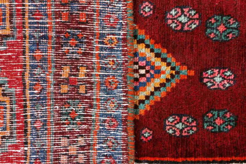 Handknuten Persisk Matta 134x256 cm Mörkblå/Röd - Persisk matta - Orientaliska mattor