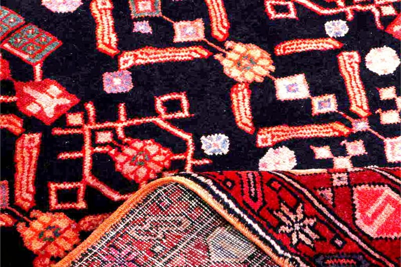 Handknuten Persisk Matta 150x330 cm Mörkblå/Röd - Persisk matta - Orientaliska mattor