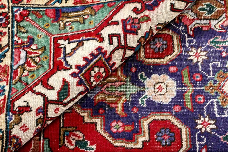 Handknuten Persisk Matta 230x330 cm Kelim Röd/Mörkblå - Persisk matta - Orientaliska mattor