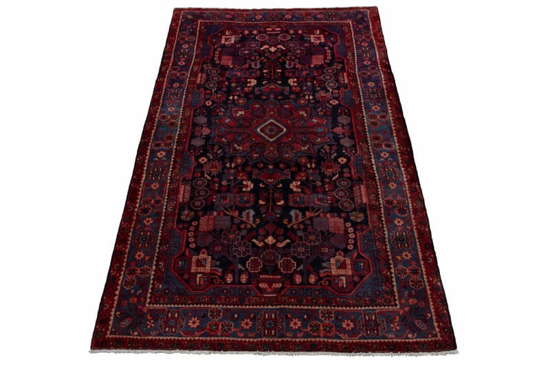 Handknuten Persisk Matta 160x249 cm Mörkblå/Röd - Persisk matta - Orientaliska mattor