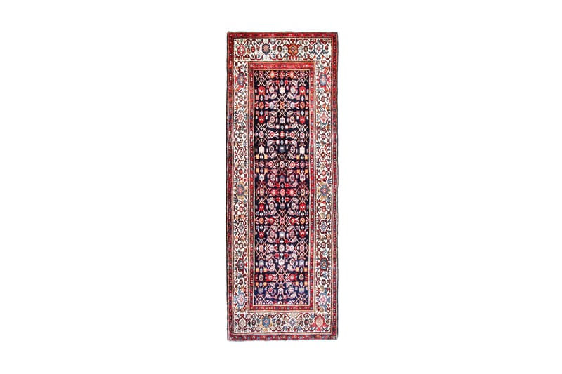 Handknuten Persisk Matta 106x305 cm Mörkblå/Beige - Persisk matta - Orientaliska mattor