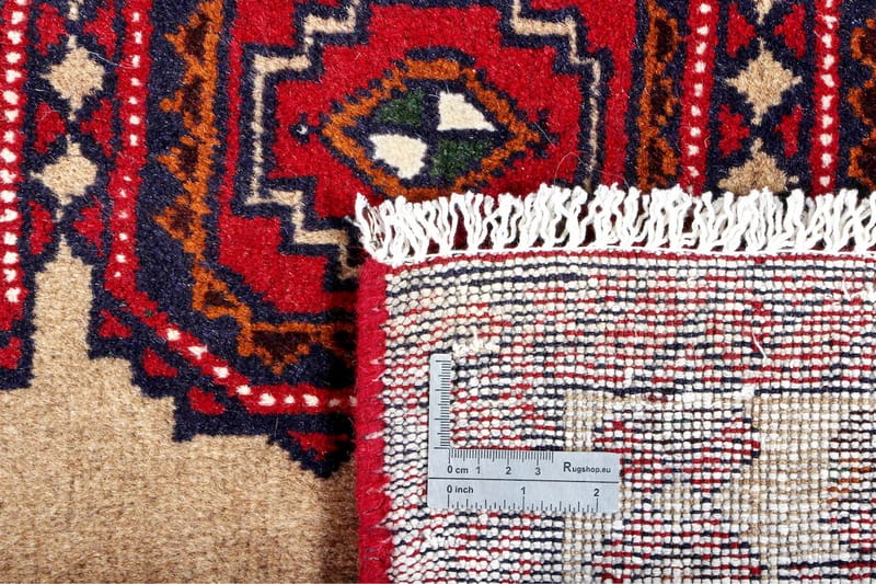 Handknuten Persisk Matta Varni 104x186 cm Kelim Beige/Röd - Persisk matta - Orientaliska mattor