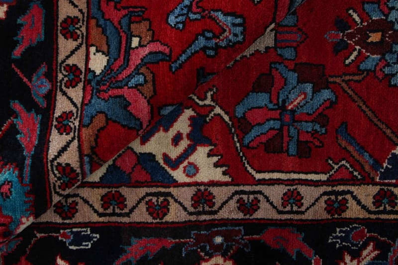 Handknuten Persisk Matta 160x313 cm Kelim Röd/Mörkblå - Persisk matta - Orientaliska mattor