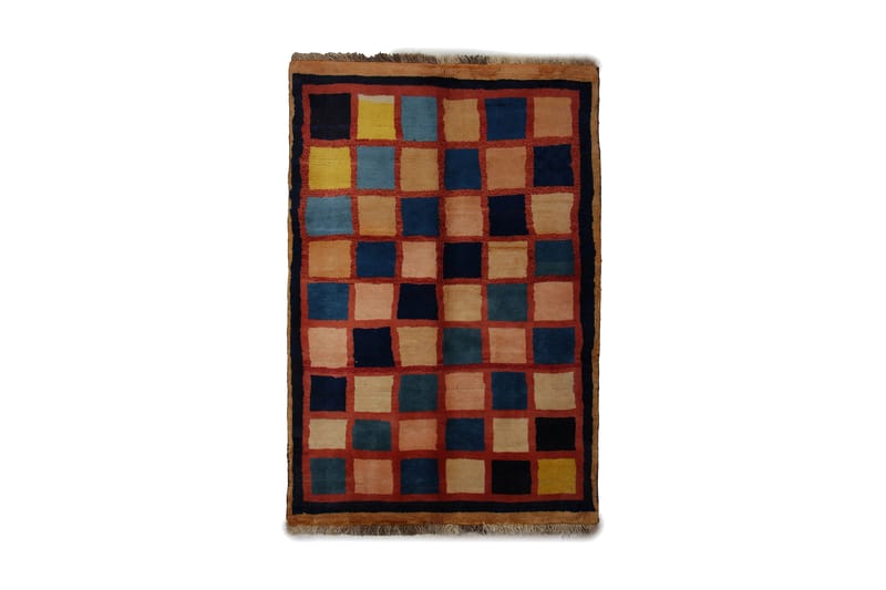 Handknuten Persisk Ullmatta 121x180 cm Gabbeh Shiraz Flerfär - Persisk matta - Orientaliska mattor
