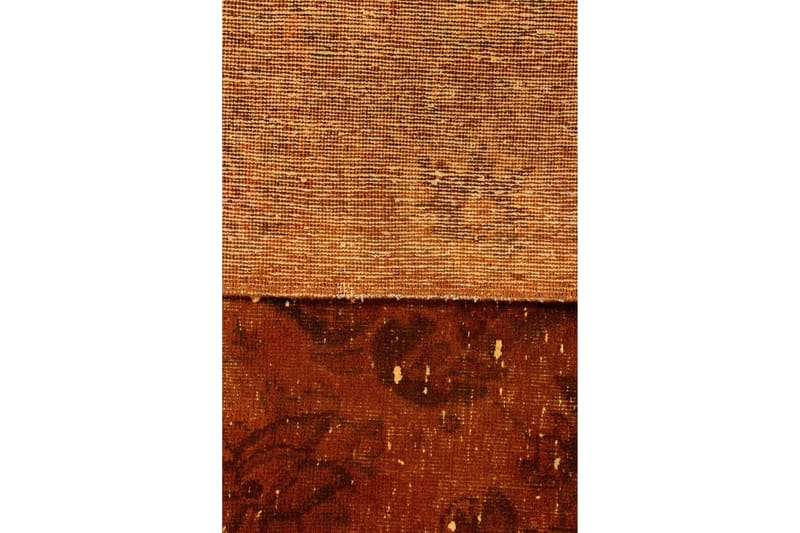 Handknuten Persisk Ullmatta 252x375 cm Vintage  Orange/Brun - Orientaliska mattor - Persisk matta