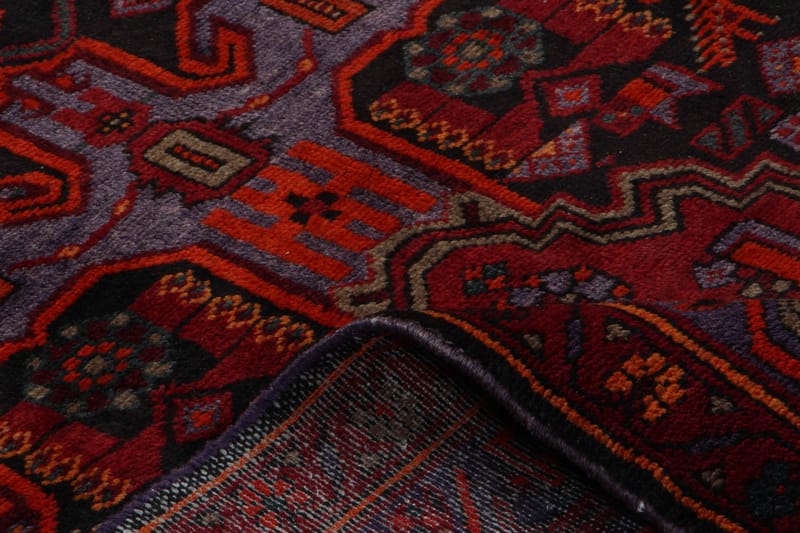 Handknuten Persisk Matta Varni 146x227 cm Kelim Röd/Blå - Persisk matta - Orientaliska mattor