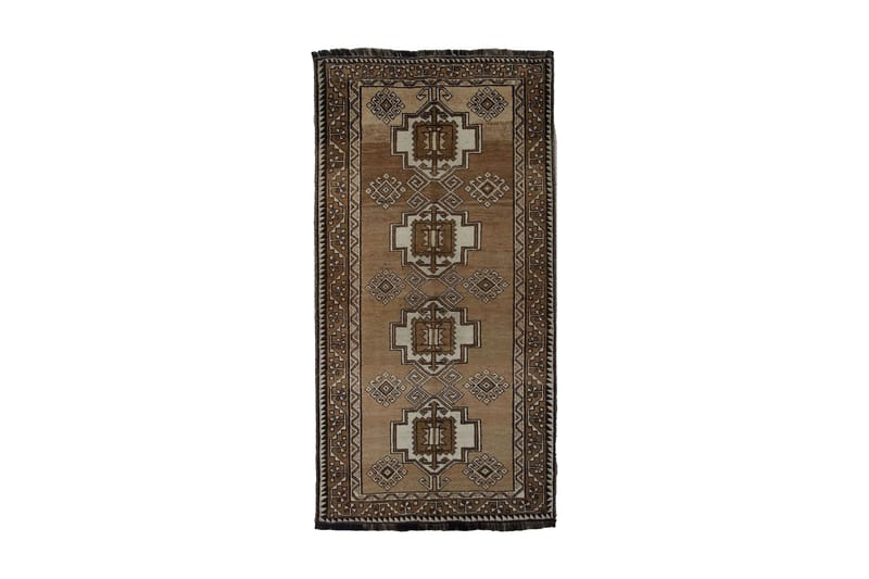 Handknuten Persisk Matta Varni 107x209 cm Kelim Beige/Brun - Persisk matta - Orientaliska mattor