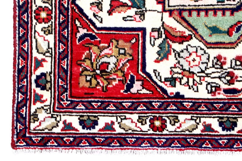 Handknuten Persisk Patinamatta 235x320 cm  Röd/Grön - Persisk matta - Orientaliska mattor