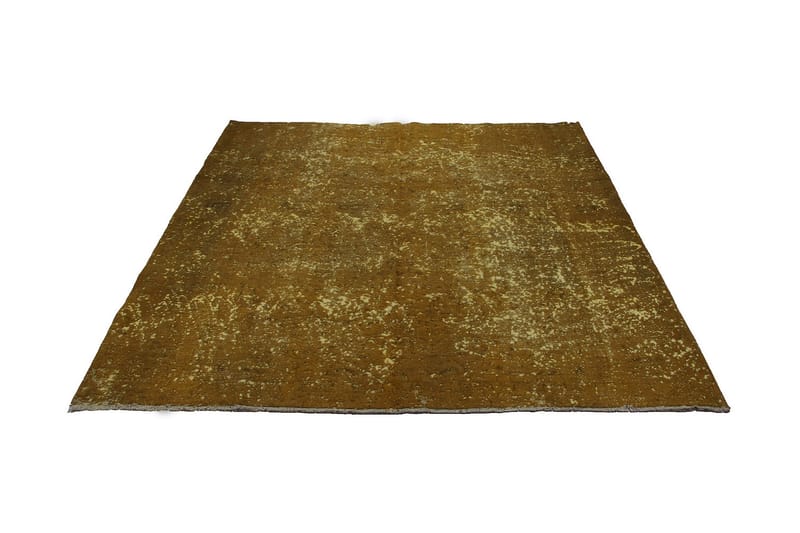 Handknuten Persisk Ullmatta 290x300 cm Vintage  Senap - Orientaliska mattor - Persisk matta