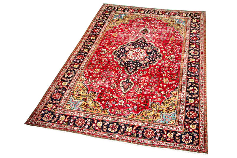 Handknuten Persisk Patchworkmatta 199x301 cm Kelim Röd/Mörkb - Persisk matta - Orientaliska mattor