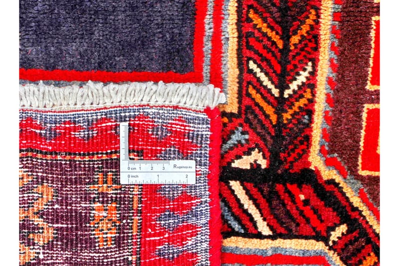 Handknuten Persisk Patchworkmatta 199x301 cm Kelim Röd/Mörkb - Persisk matta - Orientaliska mattor