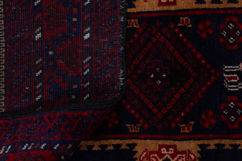 Handknuten Persisk Matta 92x167 cm Röd/Svart - Persisk matta - Orientaliska mattor