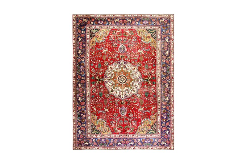 Handknuten Persisk Matta 249x336 cm Kelim Röd/Mörkblå - Persisk matta - Orientaliska mattor