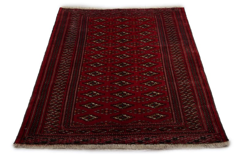 Handknuten Persisk Matta 100x144 cm Röd - Persisk matta - Orientaliska mattor
