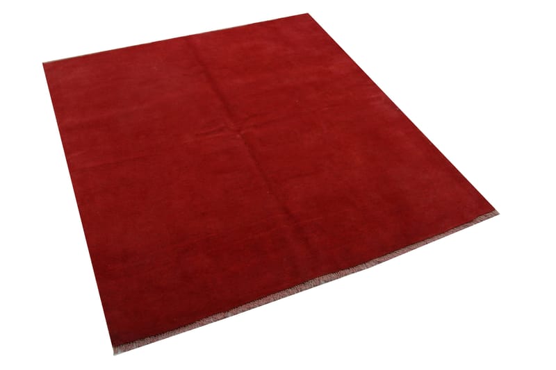 Handknuten Persisk Ullmatta 160x188 cm Gabbeh Shiraz Röd - Persisk matta - Orientaliska mattor