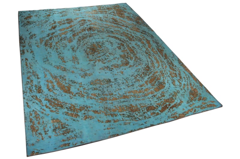 Handknuten Persisk Matta 285x378 cm Vintage  Blå/Brun - Orientaliska mattor - Persisk matta