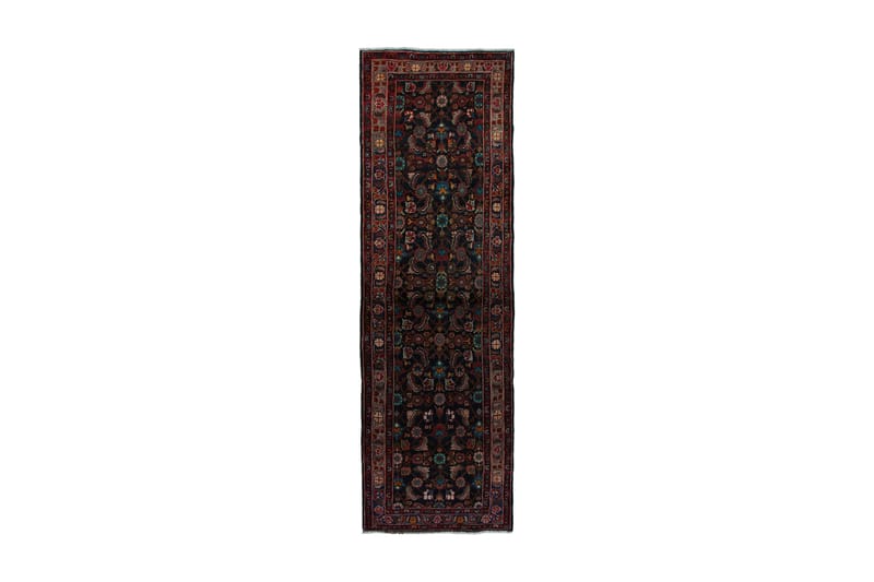 Handknuten Persisk Matta 99x328 cm Mörkblå/Röd - Persisk matta - Orientaliska mattor