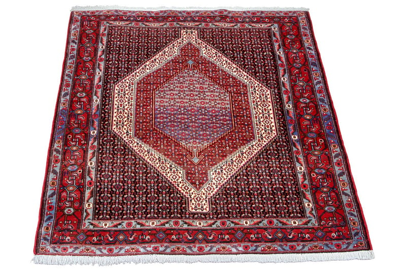 Handknuten Persisk Matta 126x166 cm Mörkblå/Röd - Persisk matta - Orientaliska mattor