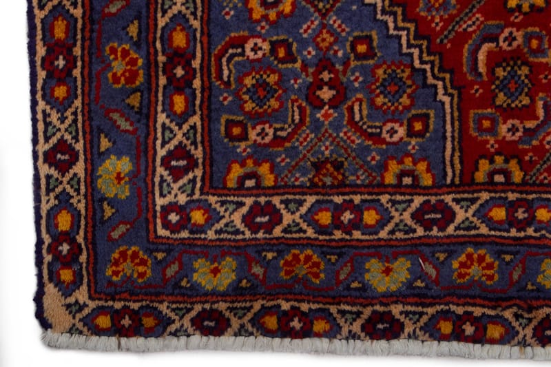 Handknuten Persisk Matta Våg 130x290 cm Kelim Röd/Mörkblå - Persisk matta - Orientaliska mattor
