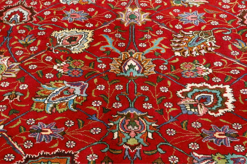 Handknuten Persisk Matta 300x310 cm Kelim Röd/Mörkblå - Persisk matta - Orientaliska mattor