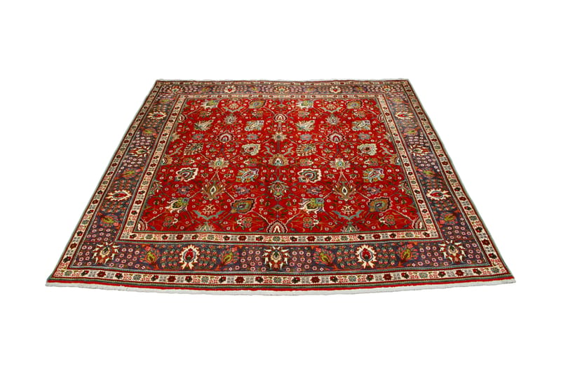 Handknuten Persisk Matta 300x310 cm Kelim Röd/Mörkblå - Persisk matta - Orientaliska mattor