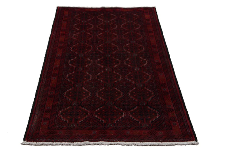 Handknuten Persisk Matta 86x162 cm Kelim Röd/Svart - Persisk matta - Orientaliska mattor