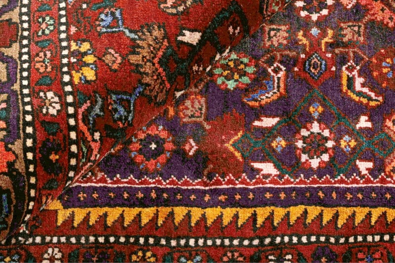 Handknuten Persisk Matta 161x310 cm Röd/Mörkblå - Persisk matta - Orientaliska mattor