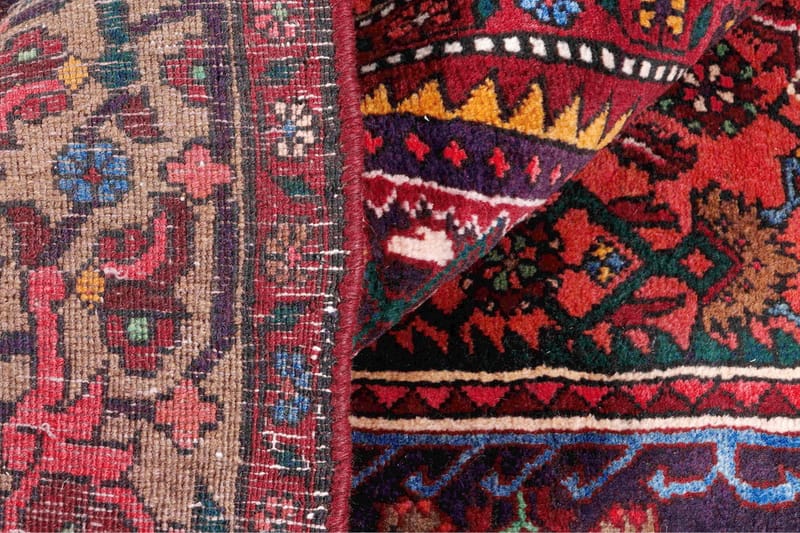Handknuten Persisk Matta 161x310 cm Röd/Mörkblå - Persisk matta - Orientaliska mattor