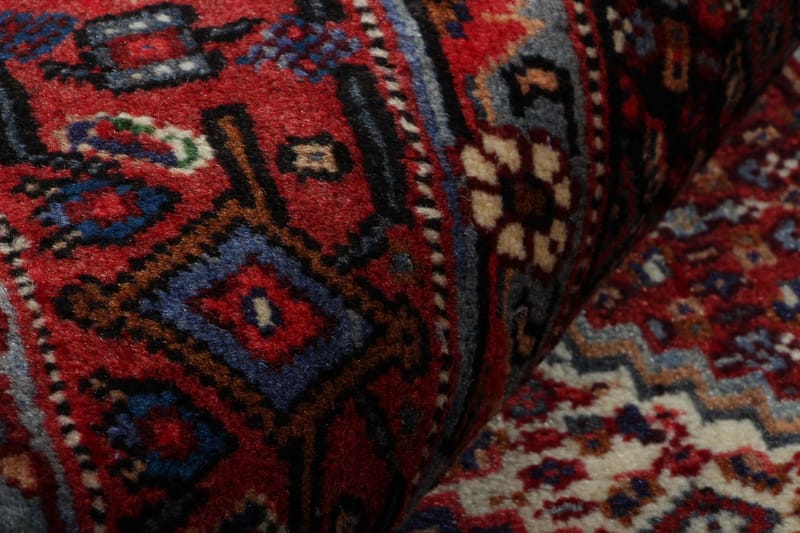 Handknuten Persisk Matta 127x164 cm Kelim Röd/Beige - Persisk matta - Orientaliska mattor