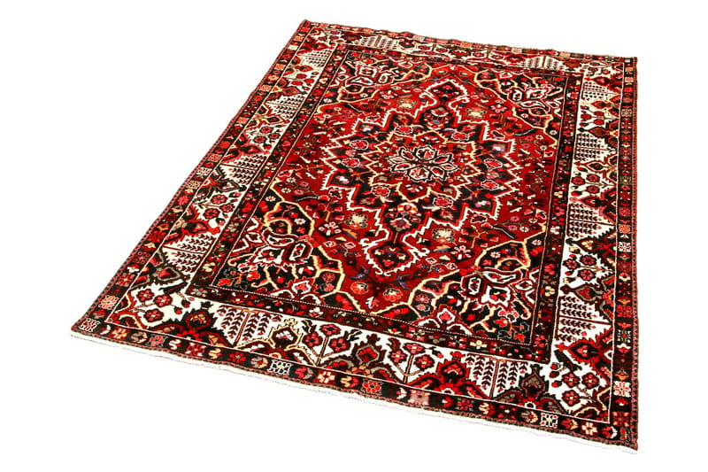 Handknuten Persisk Matta 217x297 cm Röd/Beige - Persisk matta - Orientaliska mattor