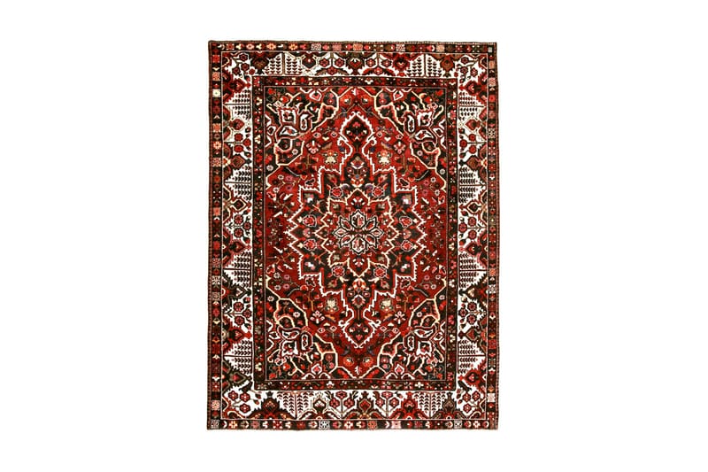 Handknuten Persisk Matta 217x297 cm Röd/Beige - Persisk matta - Orientaliska mattor