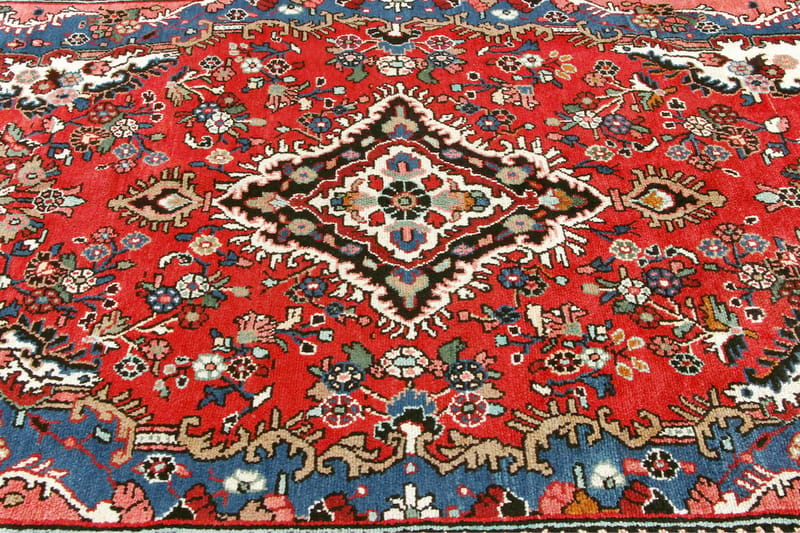 Handknuten Persisk Matta 205x305 cm Kelim Röd/Mörkblå - Persisk matta - Orientaliska mattor