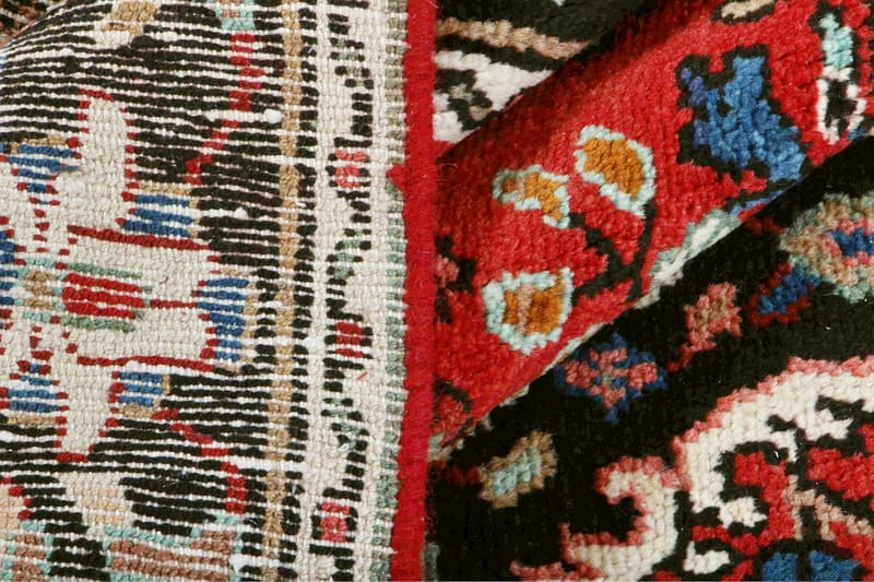 Handknuten Persisk Matta 205x305 cm Kelim Röd/Mörkblå - Persisk matta - Orientaliska mattor