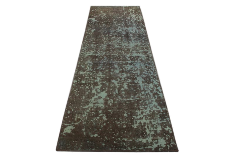 Handknuten Persisk Matta 88x288 cm Vintage  Mörkgrön - Persisk matta - Orientaliska mattor