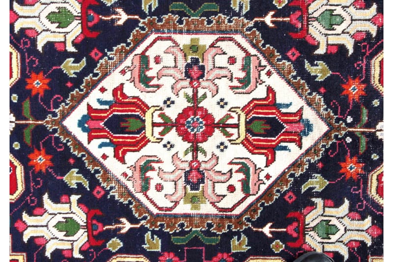 Handknuten Persisk Patinamatta 236x338 cm Röd/Mörkblå - Persisk matta - Orientaliska mattor