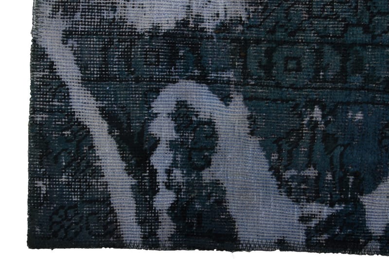 Handknuten Persisk Matta 88x263 cm Vintage  Blå/Grön - Persisk matta - Orientaliska mattor