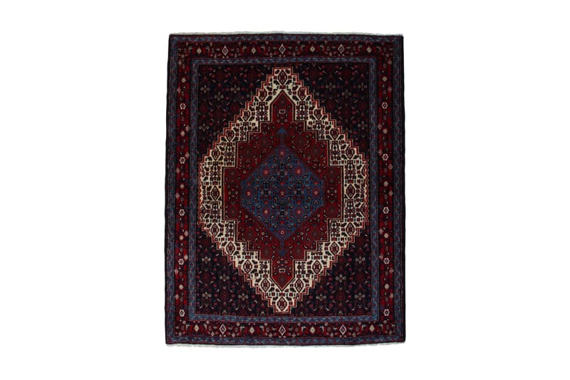 Handknuten Persisk Matta 122x167 cm Kelim Röd/Blå - Persisk matta - Orientaliska mattor