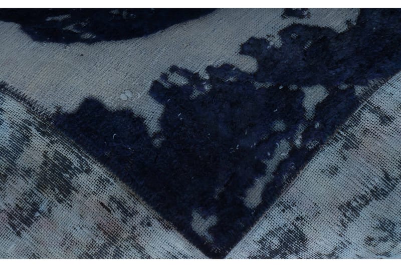 Handknuten Persisk Matta 257x348 cm Vintage  Blå/Mörkblå - Orientaliska mattor - Persisk matta
