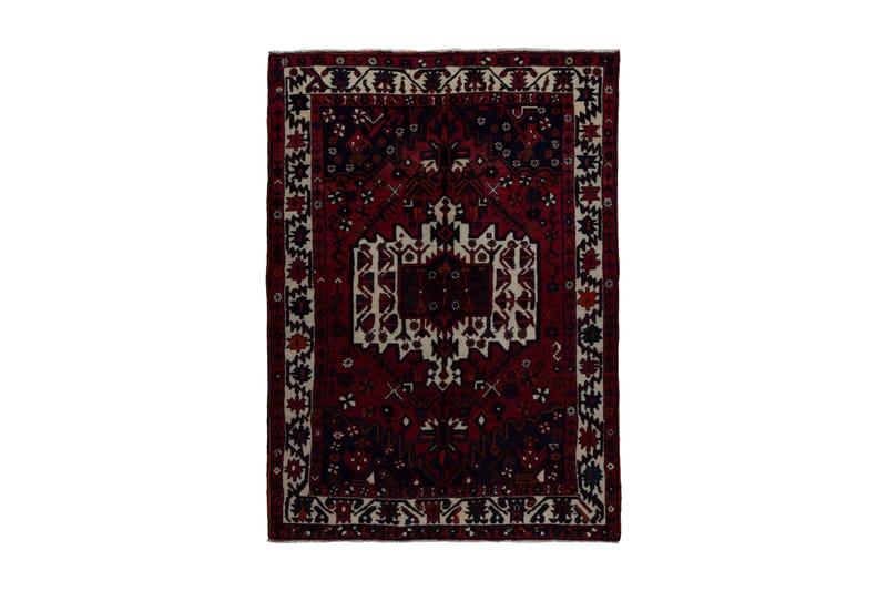Handknuten Persisk Matta 159x220 cm Röd/Beige - Orientaliska mattor - Persisk matta