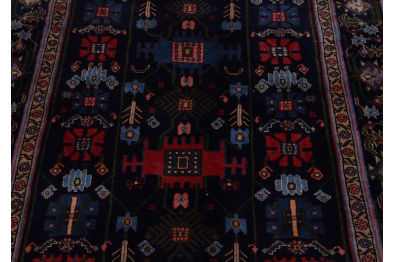 Handknuten Persisk Matta 127x309 cm Mörkblå/Röd - Persisk matta - Orientaliska mattor