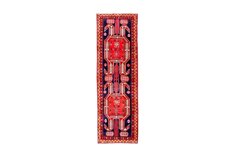 Handknuten Persisk Matta 81x258 cm Mörkblå/Röd - Persisk matta - Orientaliska mattor