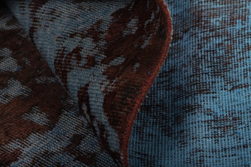 Handknuten Persisk Matta 123x190 cm Vintage  Blå/Brun - Orientaliska mattor - Persisk matta