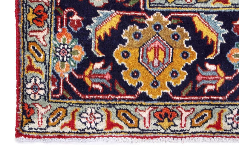 Handknuten Persisk Patinamatta 254x370 cm  Röd/Mörkblå - Persisk matta - Orientaliska mattor