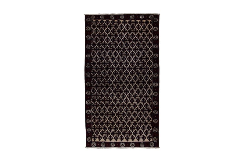 Handknuten Persisk Matta 104x191 cm Kelim Beige/Svart - Persisk matta - Orientaliska mattor
