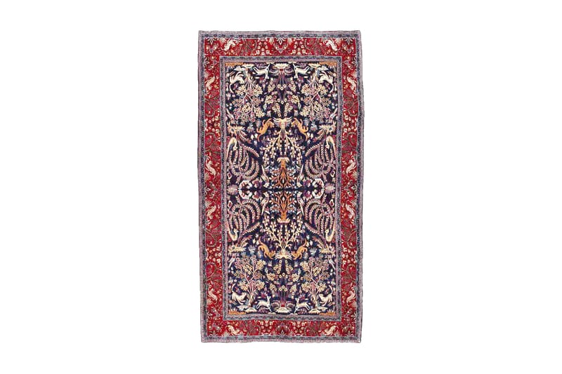 Handknuten Persisk Matta 160x303 cm Mörkblå/Röd - Persisk matta - Orientaliska mattor